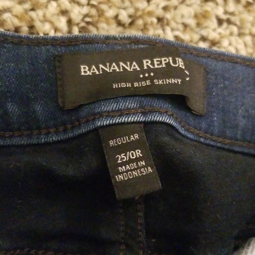 High rise skinny jean